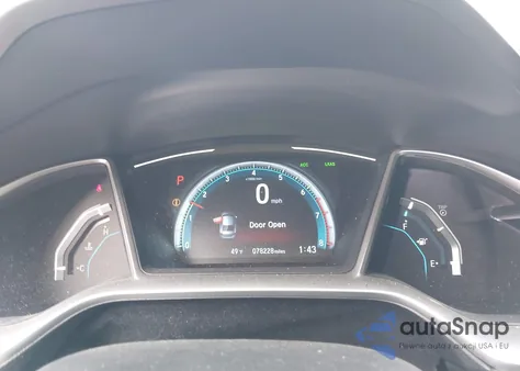 2017 Honda Civic Touring z USA, uszkodzony, nr VIN 2HGFC1F97HH654564